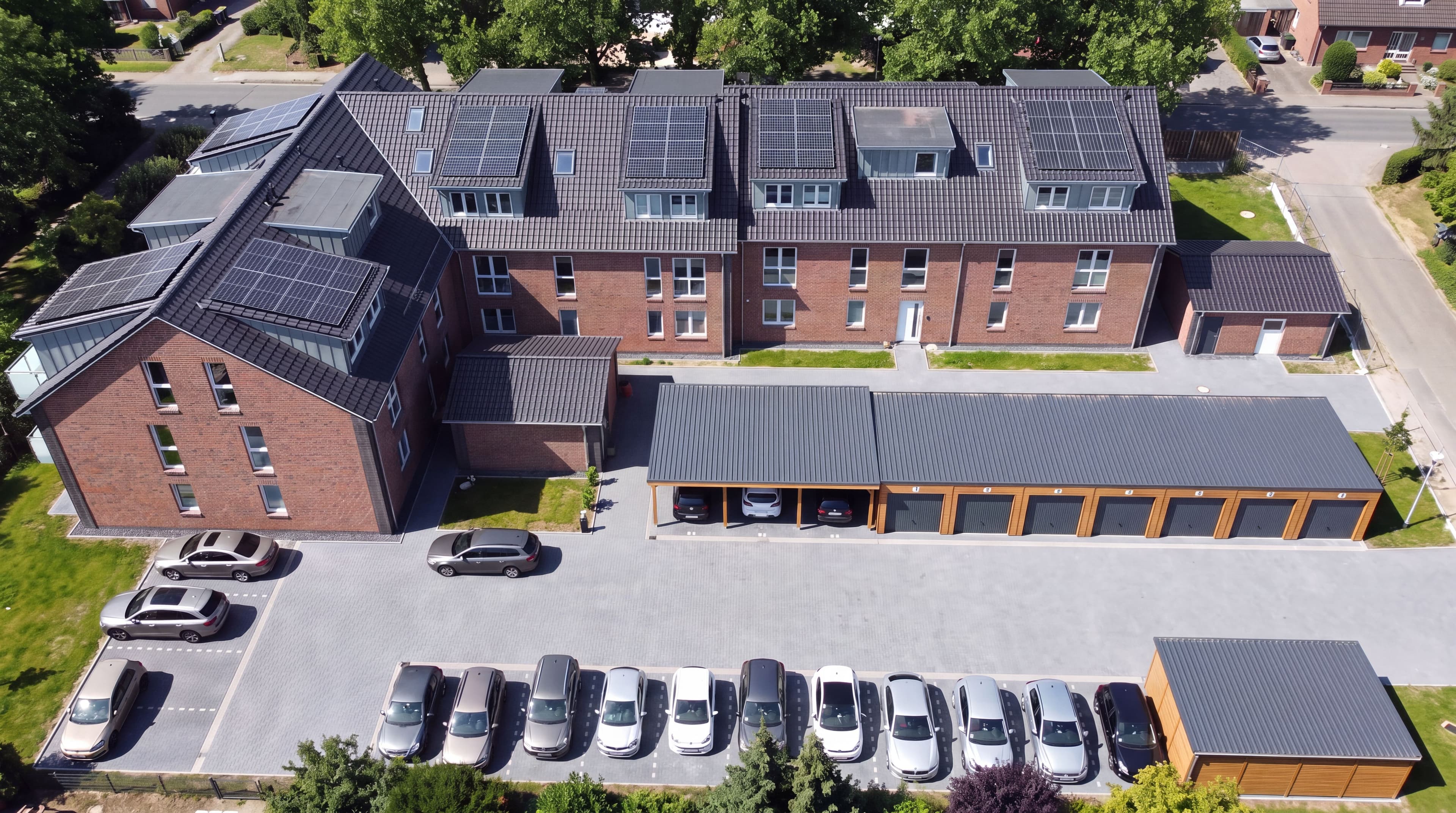 Rotkamp 1 in Wedemark – Mehrfamilienhäuser mit Klinkerfassade und Satteldach